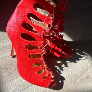 Ted Baker Pony Style Calfskin heels